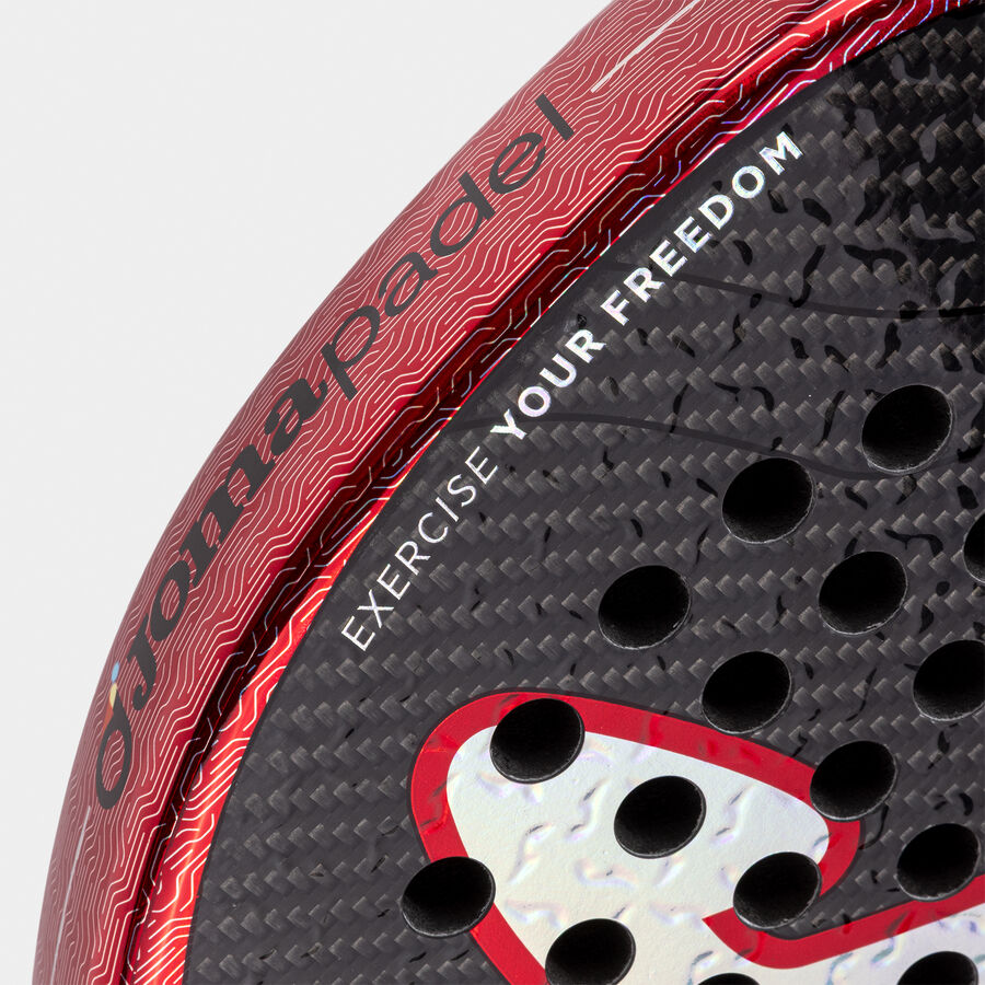Joma Tournament Pro Iconic Padel Racket|Black / Red