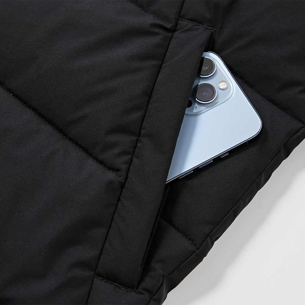 男裝中長款棉服