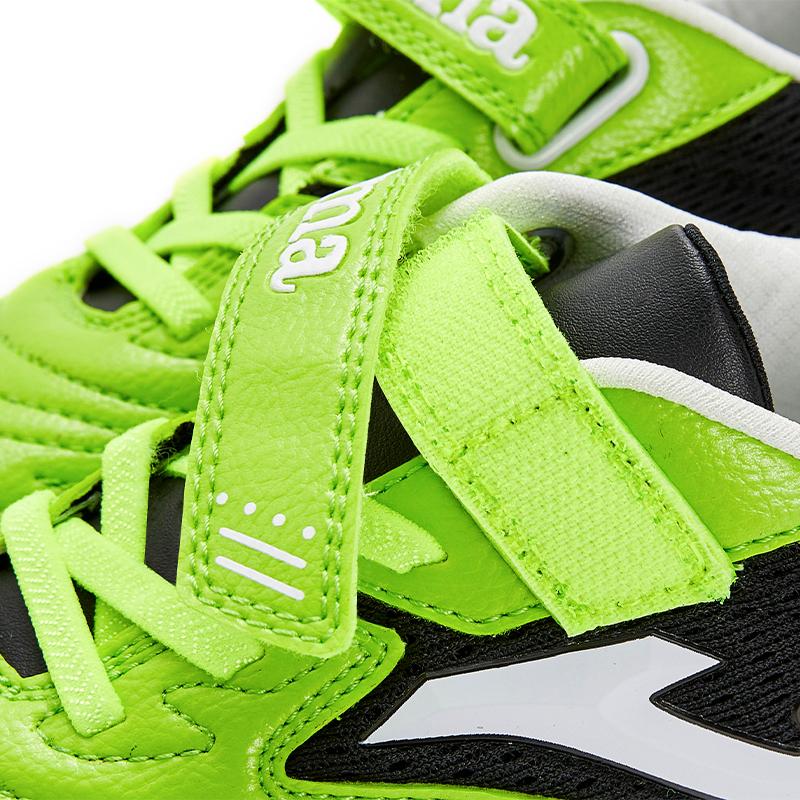 兒童碎釘魔術貼足球鞋 SHOOT - TF【綠/黑色】