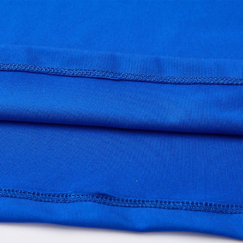 兒童半拉鍊訓練長袖衫【寶藍色】