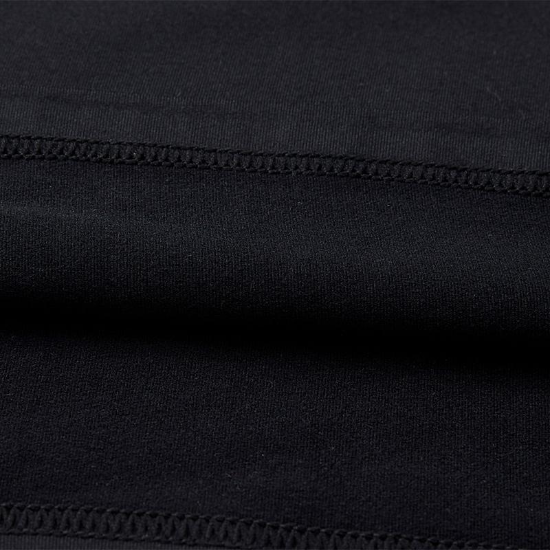 兒童中領緊身長袖衫【黑色】