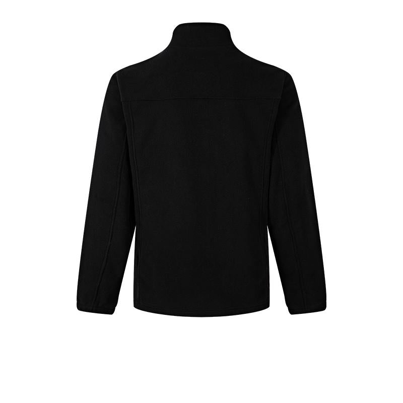 Men's polar fleece jacket (black/navy blue)