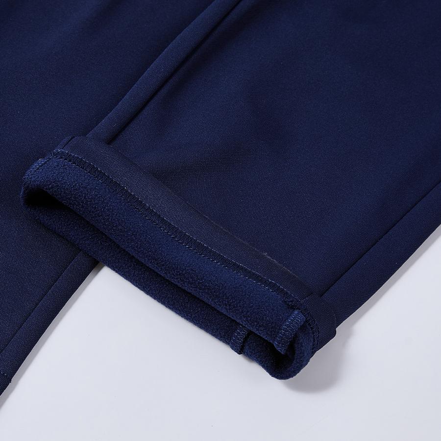 男子加絨針織長褲 【藏青色】