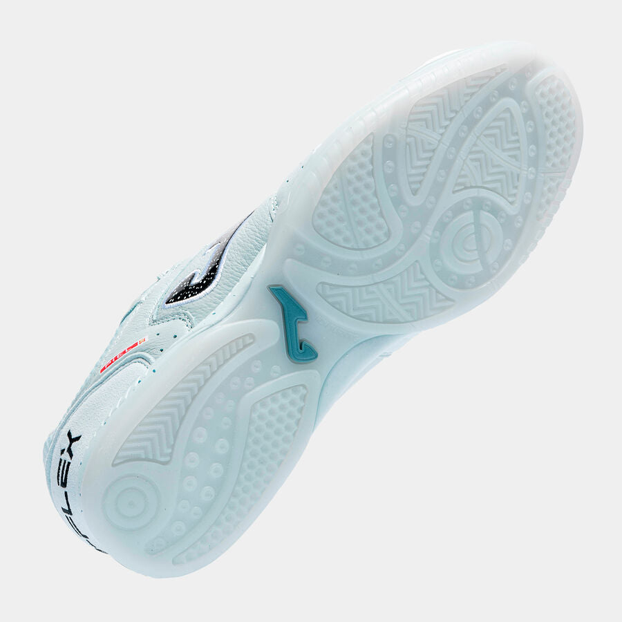 Futsal Shoes|TOP FLEX 2026【White / Light Blue】