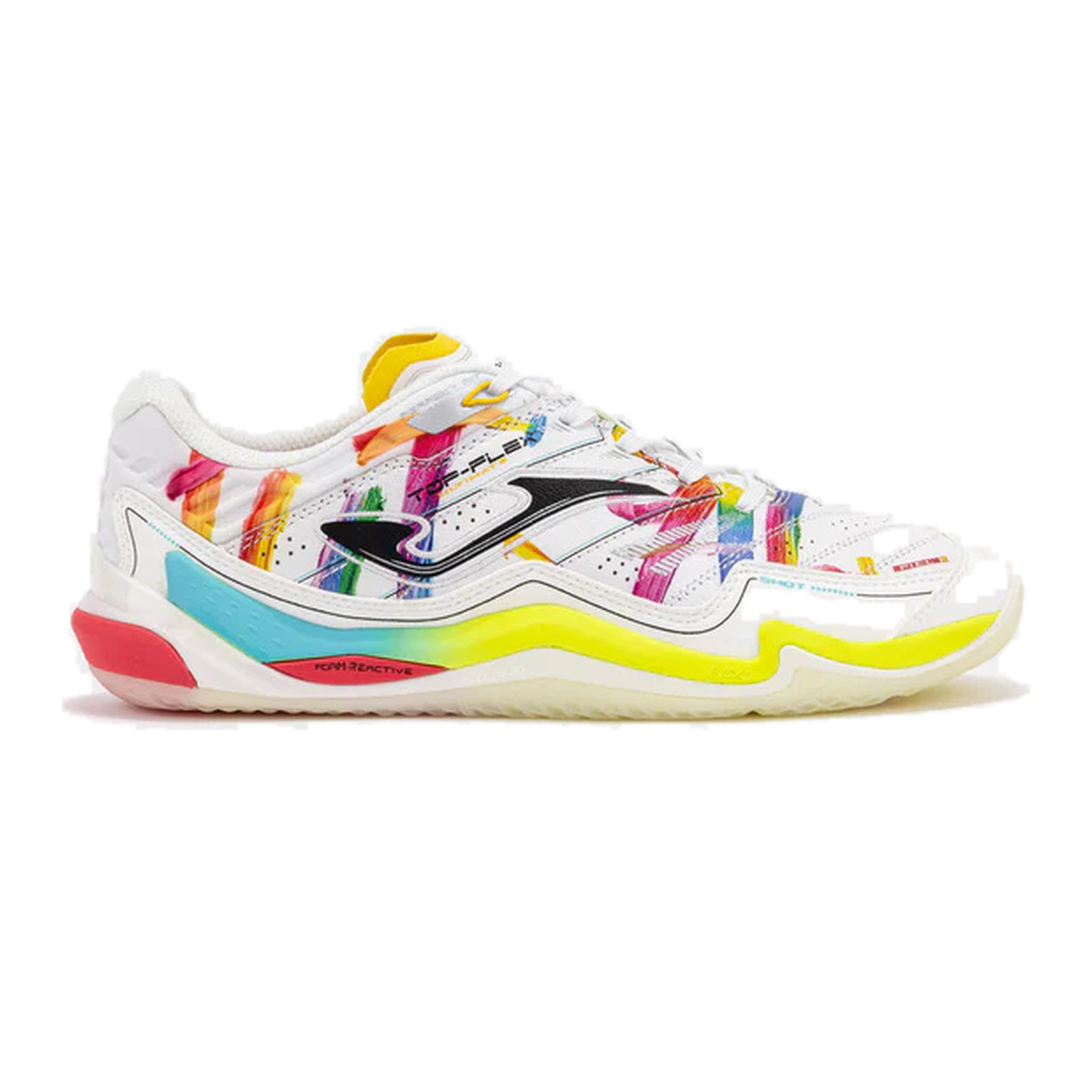 シューズ Joma TOP FLEX ultimate Futsal Shoes｜Top Flex Ultimate 26【White Multicolor】 – JOMA