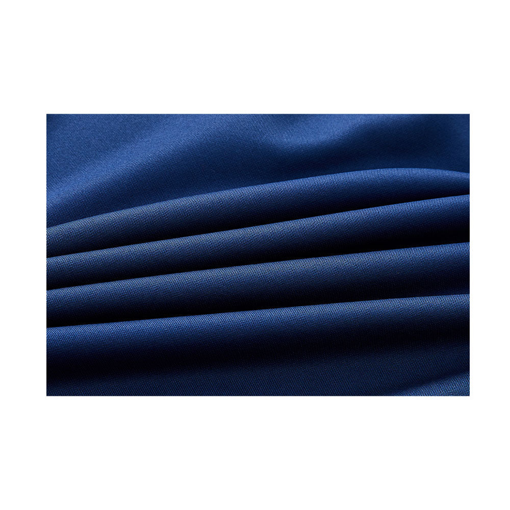 男裝半拉鍊加绒長袖T恤 ~ 訓練系列【深藍色】