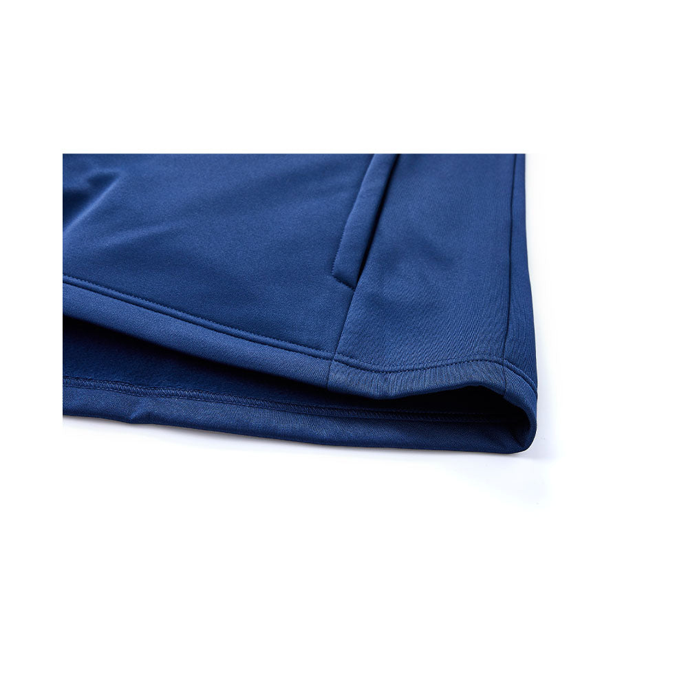 男裝半拉鍊加绒長袖T恤 ~ 訓練系列【深藍色】