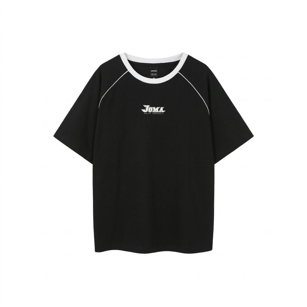 Cooling Antibacterial Contrast Casual Short Sleeve T-Shirt 2026