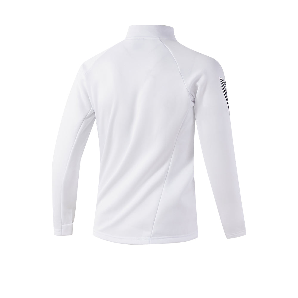 男裝反絨半拉鏈訓練長袖