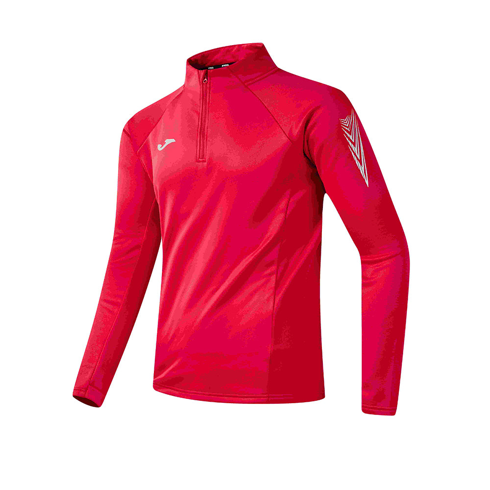 男裝反絨半拉鏈訓練長袖