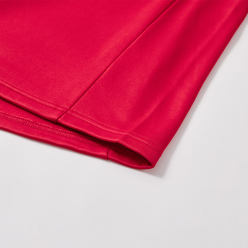 男裝反絨半拉鏈訓練長袖