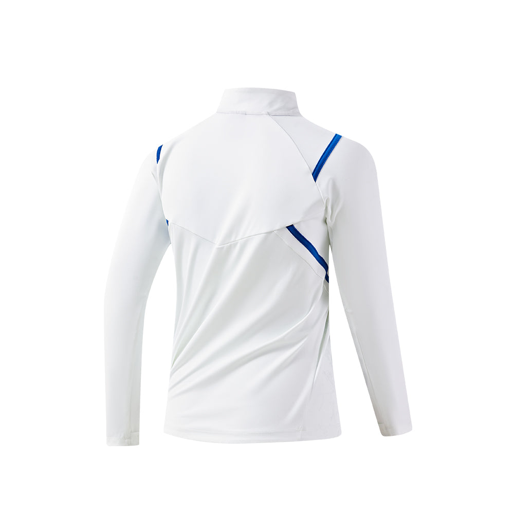 童裝半拉鍊長袖T恤