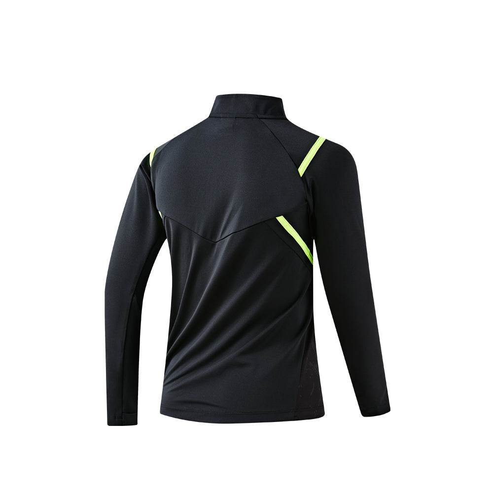 童裝半拉鍊長袖T恤