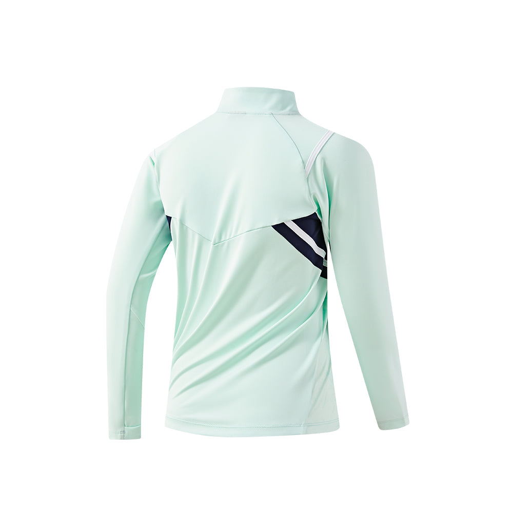 童裝半拉鍊長袖T恤