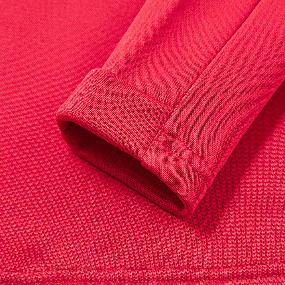 男裝反絨半拉鏈訓練長袖