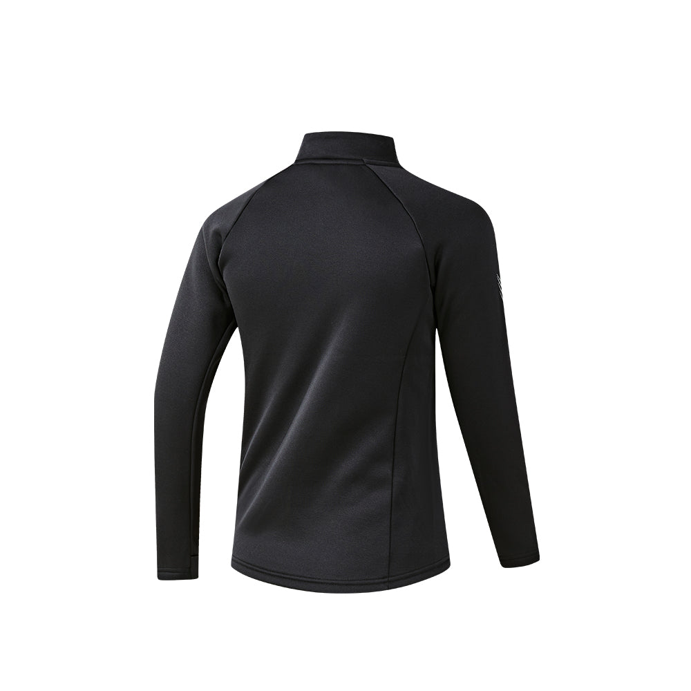 男裝反絨半拉鏈訓練長袖