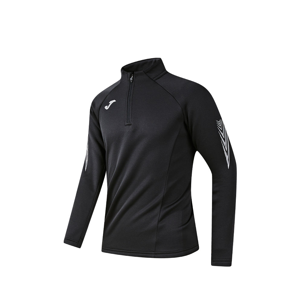 男裝反絨半拉鏈訓練長袖