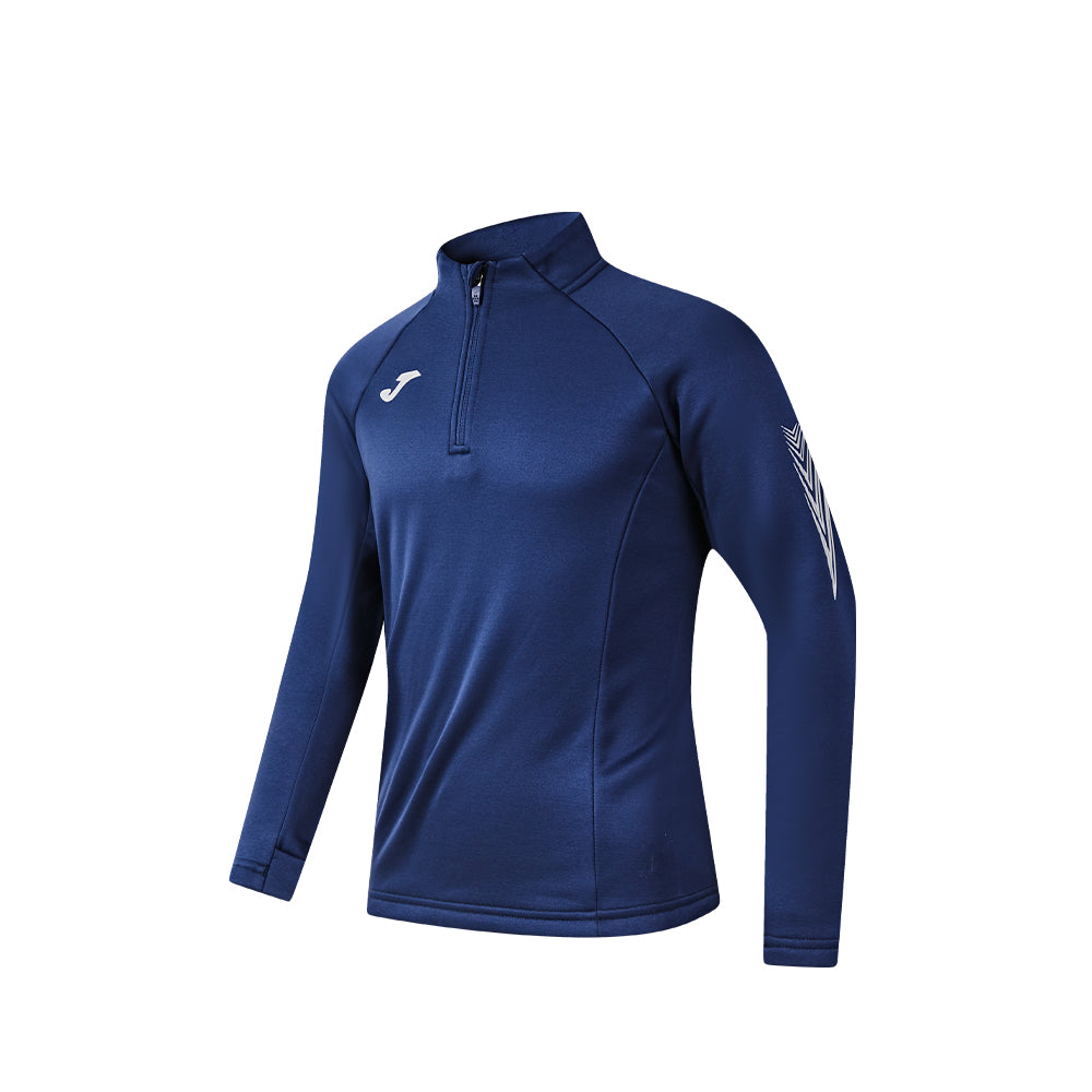 男裝反絨半拉鏈訓練長袖