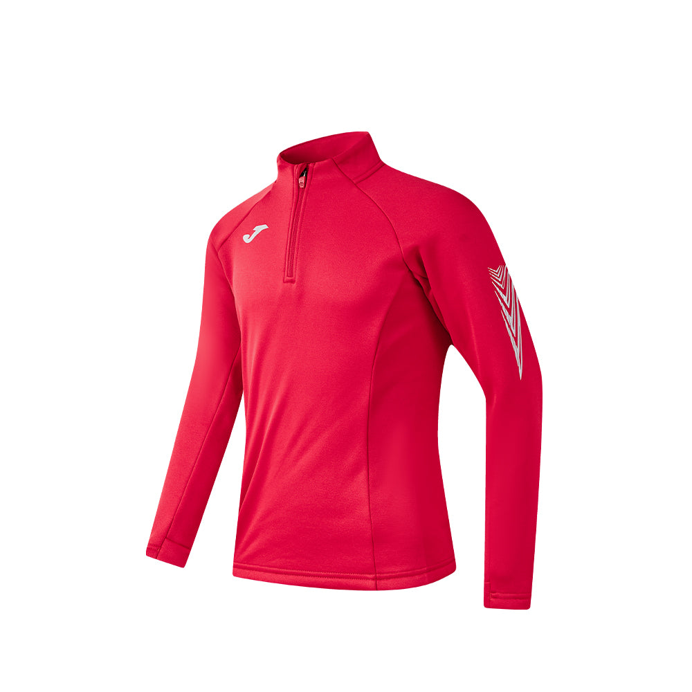 男裝反絨半拉鏈訓練長袖