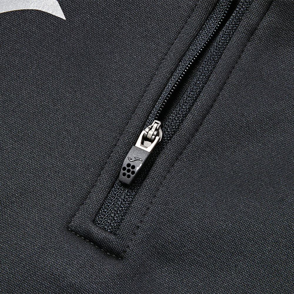 男裝反絨半拉鏈訓練長袖