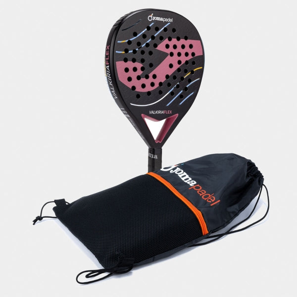 Joma Valkiria Flex Padel Racket｜Black / Pink