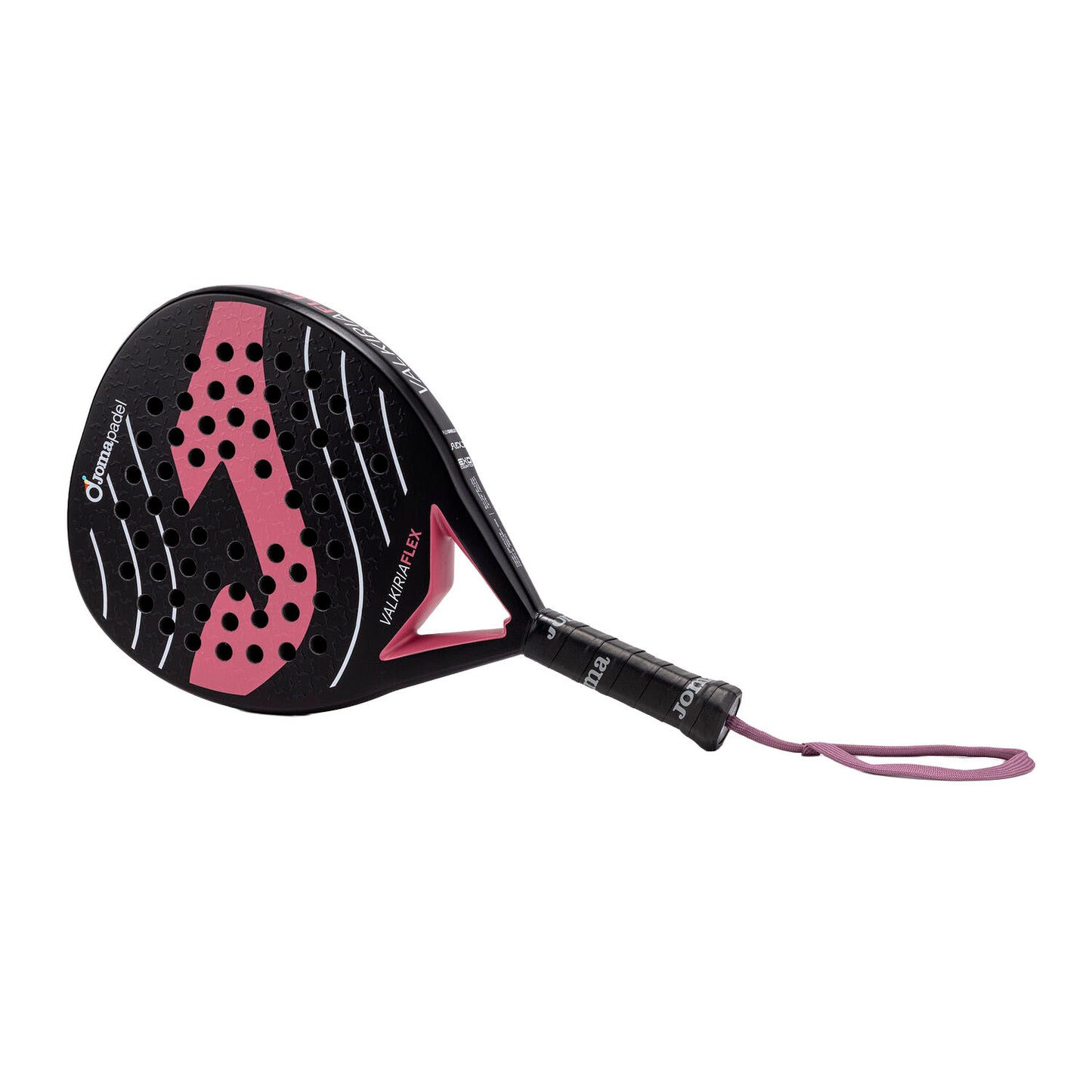 Joma Valkiria Flex Padel Racket｜Black / Pink
