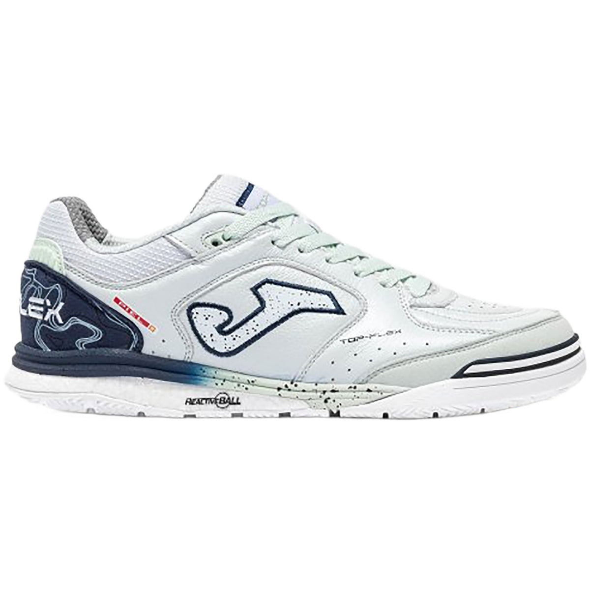 TOP FLEX REBOUND Men’s / Women’s Indoor Football Shoes 2026｜White / Dark Blue