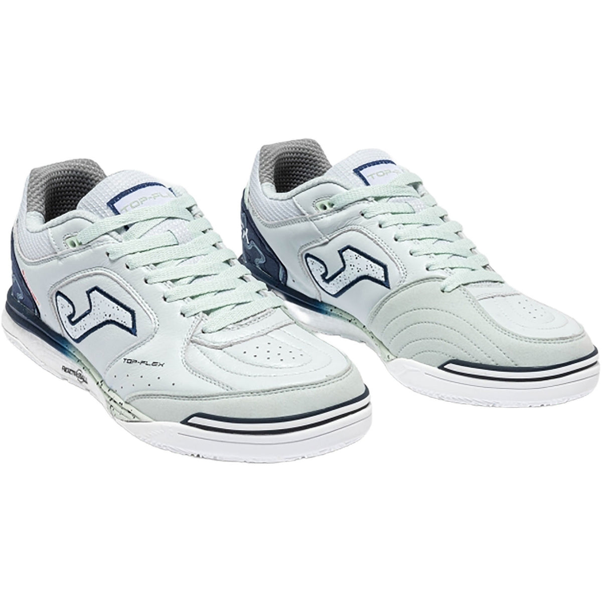 TOP FLEX REBOUND Men’s / Women’s Indoor Football Shoes 2026｜White / Dark Blue