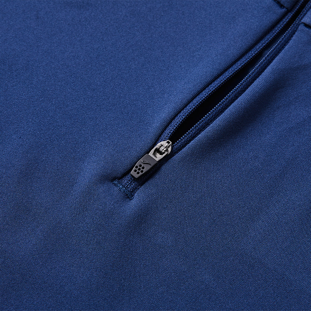 男裝反絨半拉鏈訓練長袖