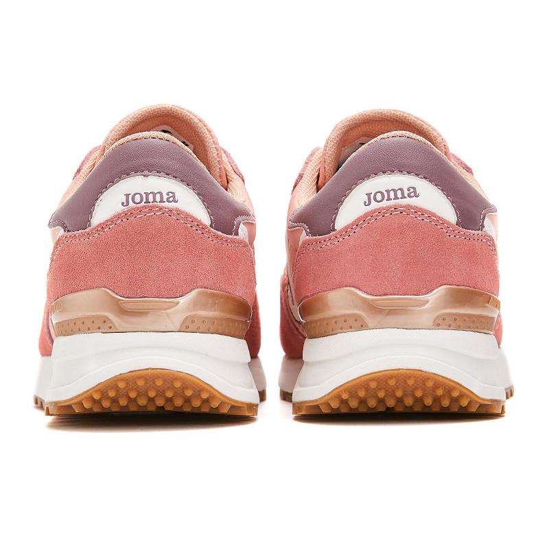 透氣輕便減震復古休閒鞋 【粉色】