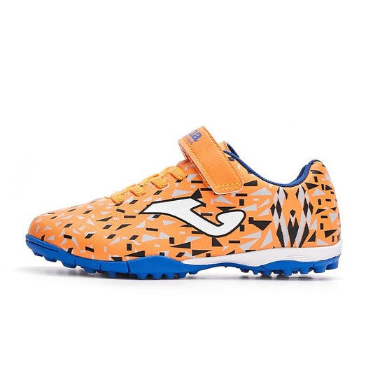 兒童碎釘魔術貼足球鞋 SOAR - TF【橙色】
