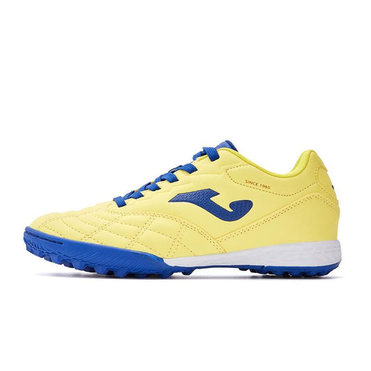 兒童碎釘足球鞋 LIGA T1 - TF【螢光黃色】