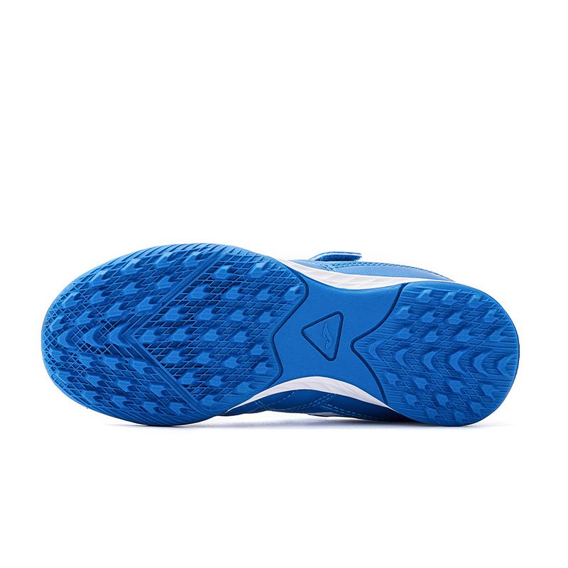 Children's Spiral Velcro Football Shoes LIGA T1 - TF [Blue and White]