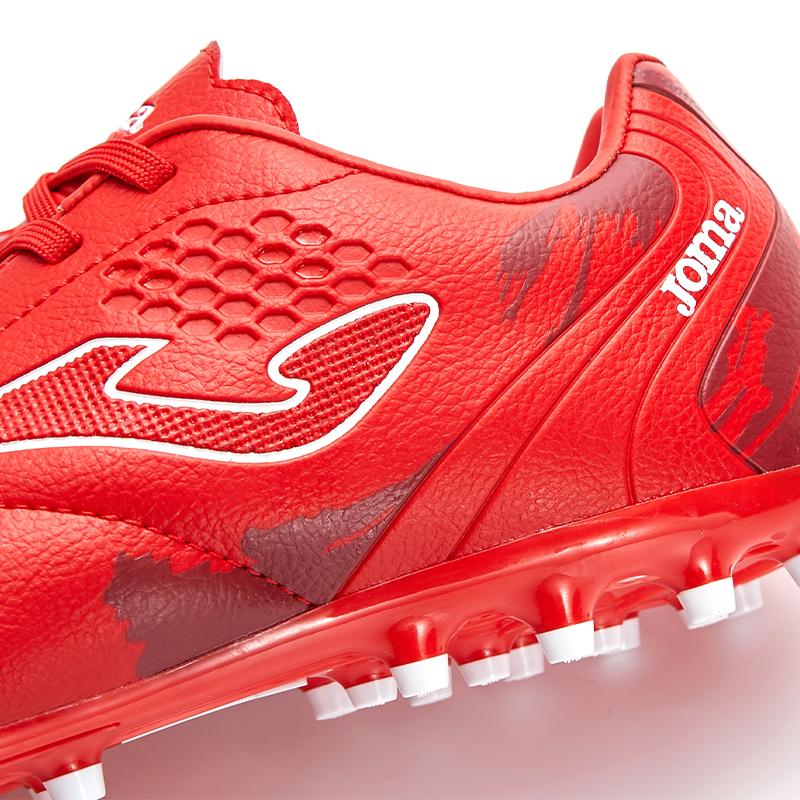 成人足球鞋 SPIN - AG【紅白色】