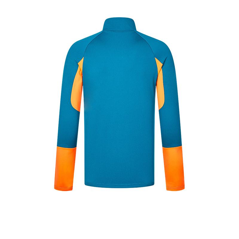 男子 保暖半拉鍊長袖衫【綠色】