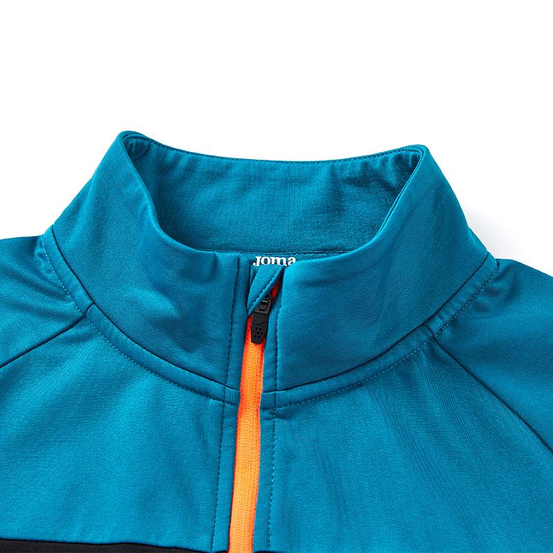 男子 保暖半拉鍊長袖衫【綠色】