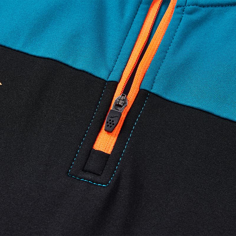 男子 保暖半拉鍊長袖衫【綠色】