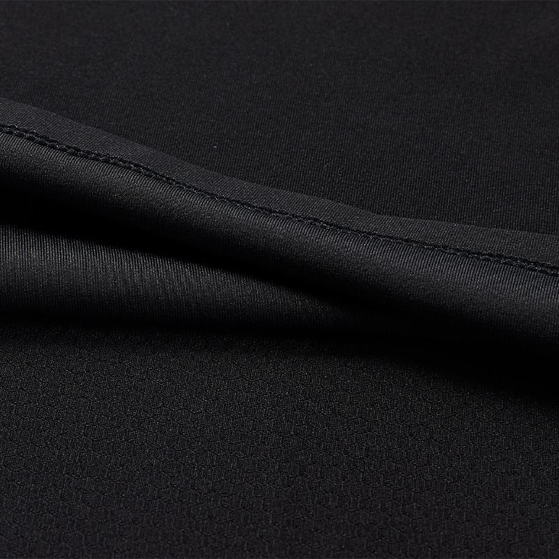 男子 拇指扣緊身長袖【黑色】