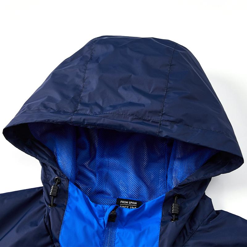 ESPANA series warm hooded jacket [royal blue]