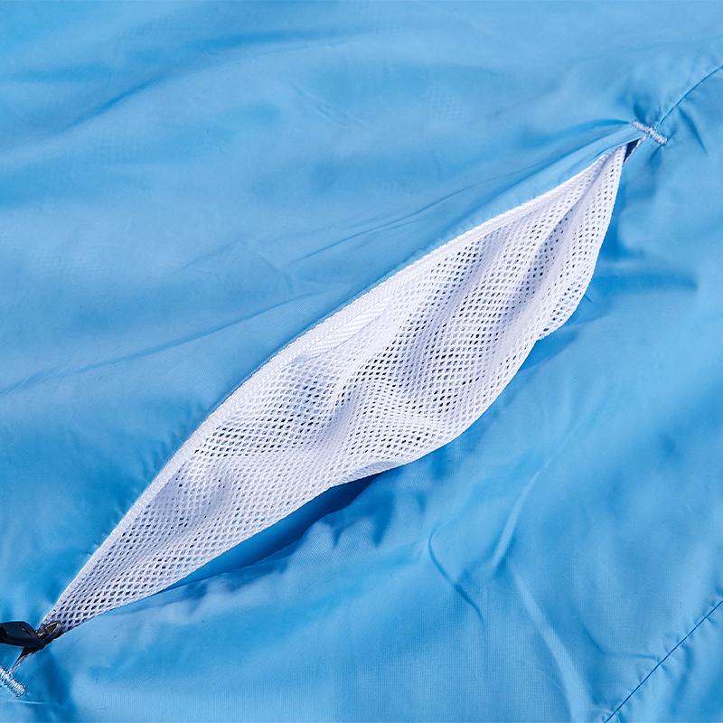 男子輕薄防曬運動外套【淺藍色】