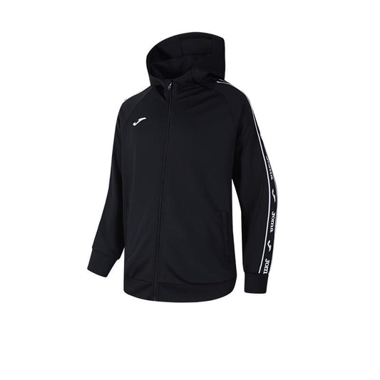 Men's Fashionable Knitted Hooded Jacket [Black] 