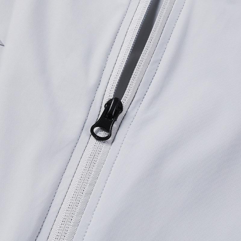 男子針織透氣冰感防曬外套【灰色】