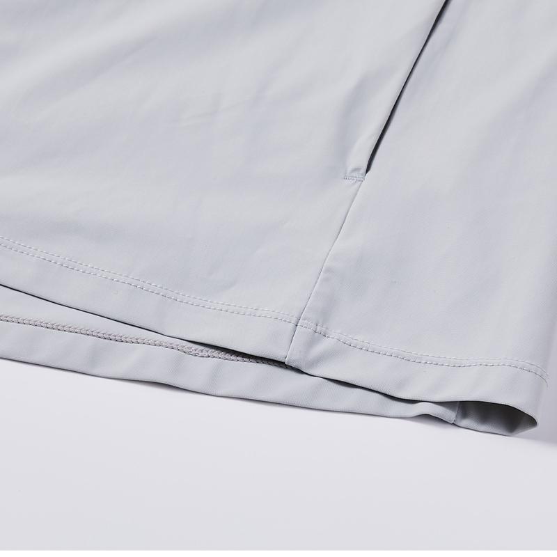 男子針織透氣冰感防曬外套【灰色】