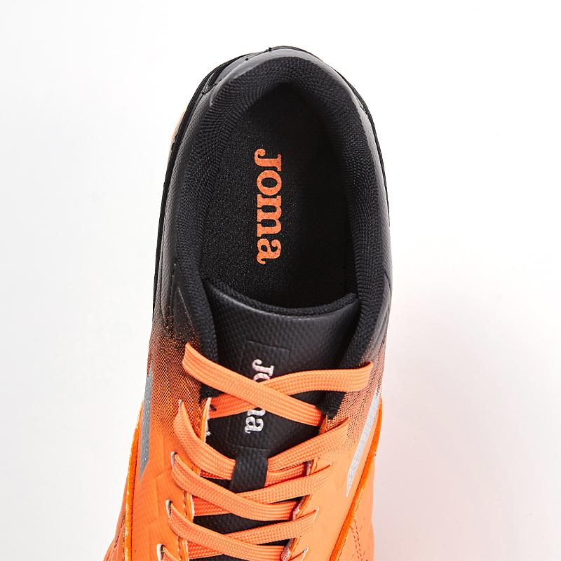 兒童碎釘足球鞋 LIGA T1 - TF 【黑橙】