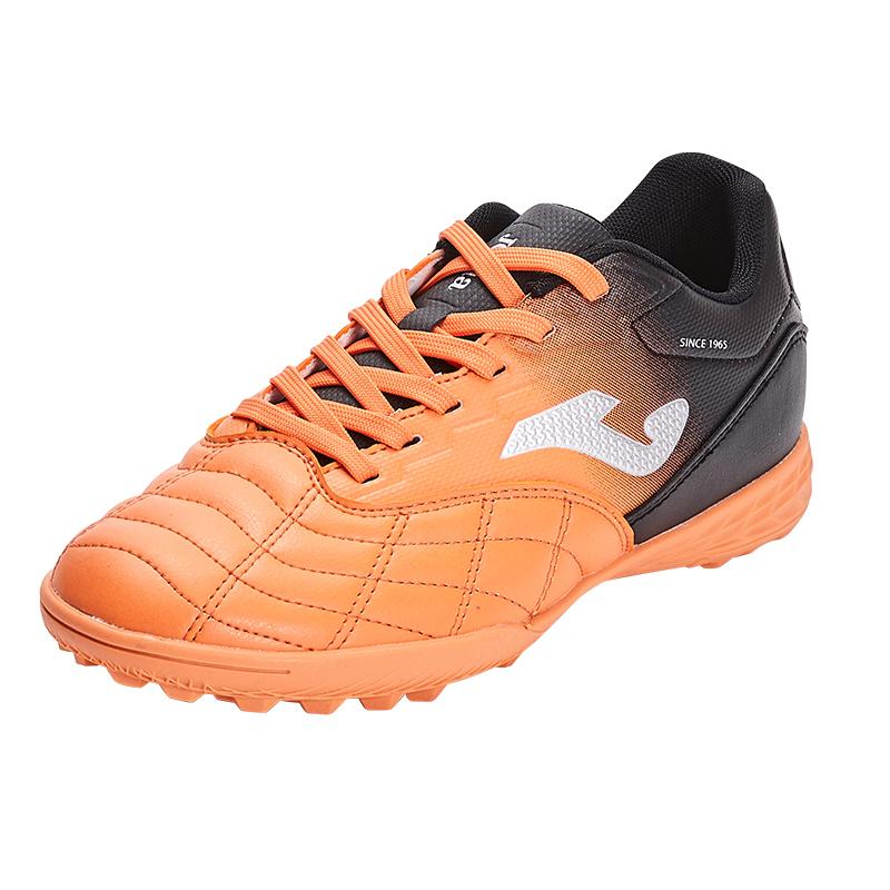 兒童碎釘足球鞋 LIGA T1 - TF 【黑橙】
