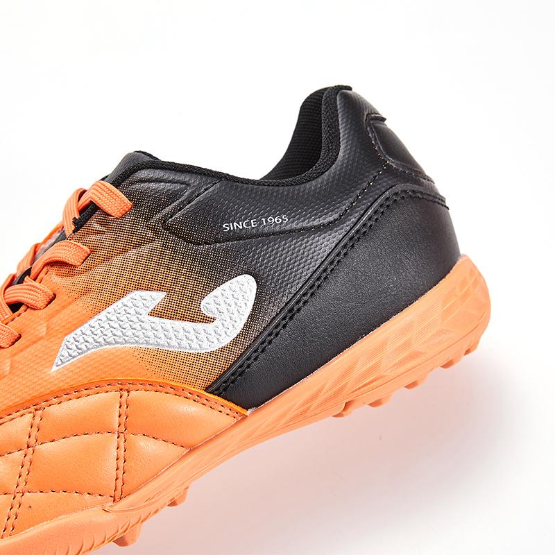 兒童碎釘足球鞋 LIGA T1 - TF 【黑橙】