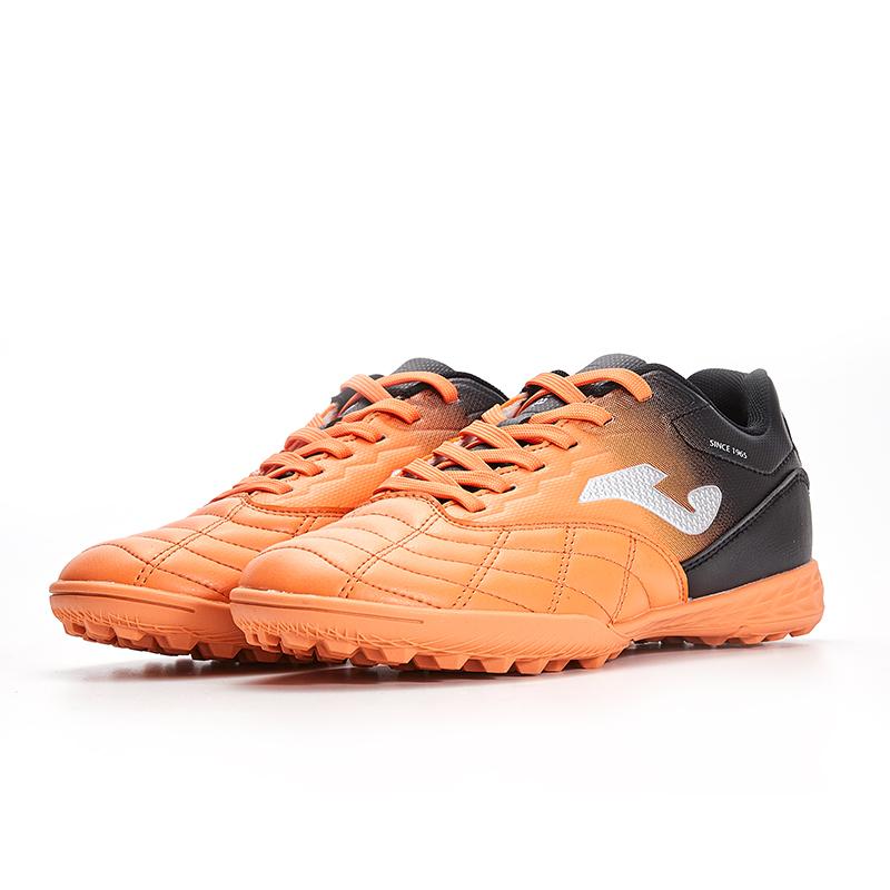 兒童碎釘足球鞋 LIGA T1 - TF 【黑橙】