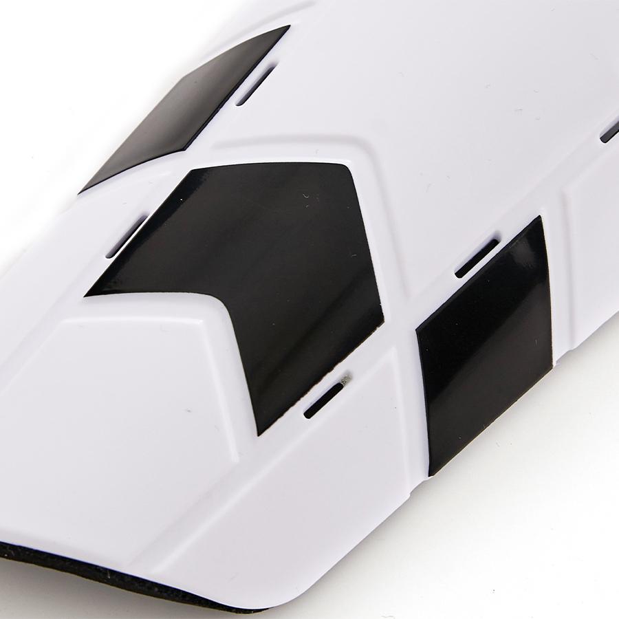 專業足球護腿板【白黑色】