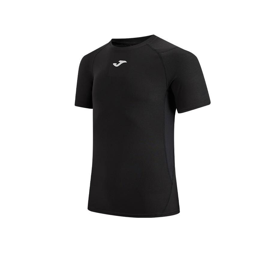 Men's breathable quick-drying tight-fitting short-sleeved shirt [black] 