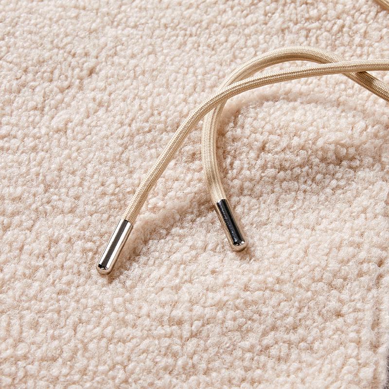 男女同款針織外套 (黑/淺米色）